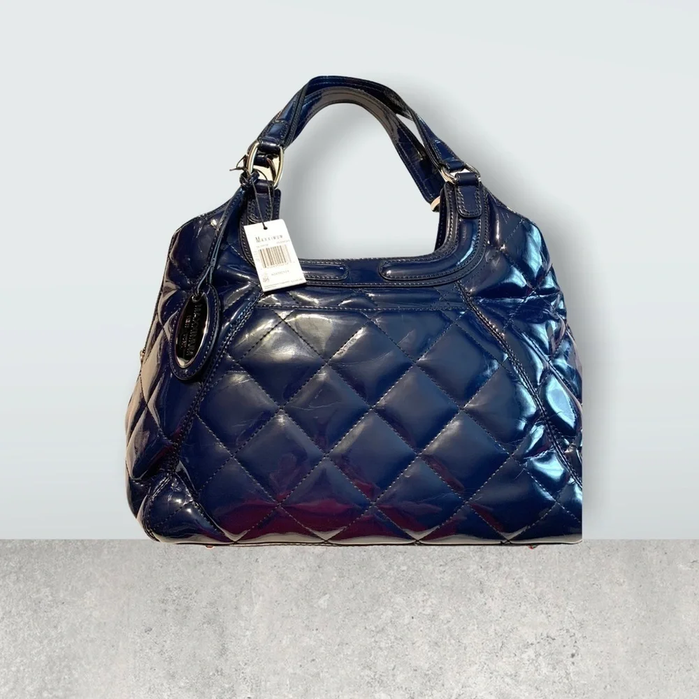 MAXXIMUM blue Vegan Satchel